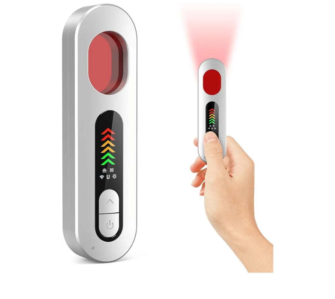 SPYXRAY Hidden Camera Detectors 5in1, RF GPS Tracker Detector, Camera Detector Spy Camera Finder, Hidden Bug Scanner, Listening Device Detector, Portable Design, for Hotels & Car