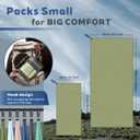 Tian qing Microfiber Travel Towel Set, 2 Piece, Quick Dry Camping Towel, Lightweight,Fast Drying Soft Towel for Beach,Backpacking Hiking Gym Yoga Swimming (Army Green, Medium)