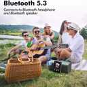 64GB MP3 Player with Bluetooth 5.3,Portable MP3 Player with Speaker for Kids with HiFi Lossless Sound Music,2.8 in Full Touchscreen,FM Radio,Voice Recorder,Supports Up to 128GB TF Card