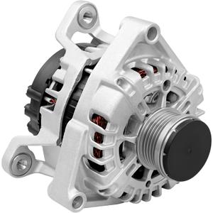 12V Alternator Compatible with Chevy Cruze 2012-2015 L4 1.4L, Cruze Limited 2016 L4 1.4L, Replaces for 13597227 13581891 13588290 11654 11654N, 130A 5-Groove Clutch Pulley