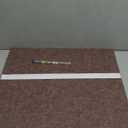 Feltor Felt Bulletin Board, 47"x23" Vision Board Contains 20 Push Pins (Random Color) School Home Wall Acoustic Panel - Cola