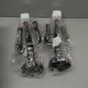 TURNMEON 2 Pack Halloween Decorations Halloween Candles LED Candelabra 3 Flickering Lamp Light Up Battery Operated Candles Holder Flame Less Bat Decor Indoor Table Home Party