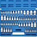 NEIKO 10083A Master Torx Bit Socket and External Torx Socket Set, S2 and CrV Steel, Supreme Torque Output Complete Kit, 60 Pieces