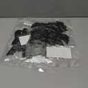 Pndeyo 20pcs Black Twist Tie Bow for Crafts, 3.5" Small Premade Gift Bow, Satin Ribbon Bowknot for Wrapping Gift Bakery Candy Treat Bag Christmas Halloween Wedding Bridal Shower Decor 2pack