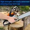 Dual Size Chainsaw Wrench 13mm & 19mm T-Bar Design - Cold Forged Chrome Vanadium Steel with Dual-Taper Groove Cleaner Tip - Universal for Bar Nuts, Sprockets & Chain Maintenance, 2 piece