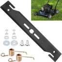 490-100-0111 490-100-0008 16-Inch Detatching Replacement Mower Blade w/Mounting Hardware for Arn-Old Ryobi Craftsman Lawn Mower, Replace 490-100-0012 645-80116A