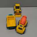 Toddler Toys for Ages 2-4, Kids Toys for 2 3 Year Old Boy Girls,Dump Truck Cement Mixer Excavator Toy Cars Set, BPA Free, Phthalates Free, PVC, Outdoor Toddler Boy Toys Birthday (Yellow)