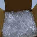 Clear Glass Ornaments- 50 Piece- Clear Glass Teardrop Christmas Ornaments- Hanging Crystals for Centerpieces- Christmas Crystal Ornaments- Chandelier Drop- Drop Ornaments- Crystal Ornaments- 2.75Inch