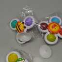 ALASOU 3PCS Pop Suction Cup Spinner Sensory Airplane Travel Toys for 1 Year Old Boy Girl Infant Toddlers|Novelty Spinning Tops 12 18 Months|1 2 Year Old Boy Birthday Gift|Baby Bath Toy Kids Ages 1-3