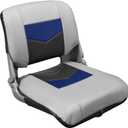 Wise 3309-1880 Pro Angler Tour Series Fold Down Boat Seat - Marble/Blueberry/Charcoal