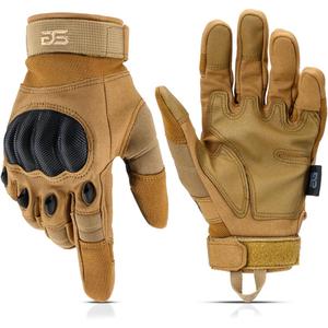 Glove Station Tactical Gloves for Men  Touchscreen Utility Gear with Hard Knuckle Protection Used in Motorcycle, Airsoft, Combat, Police, Shooting & Outdoor Work Tan - Hard Knuckle X-Large