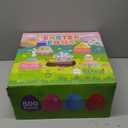 LEASEN [ 12 Surprise Golden Eggs ] 500 Pack Plastic Easter Eggs Bulks, 2.3 Inch Empty Easter Eggs, Bright Colors Plastic Eggs Fillable for Easter Hunt, Basket Stuffers Fillers, Easter Party Favor