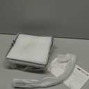 Livabber Countertop Fruit Basket Bowl with Banana Hanger, Modern Standing Fruit Vegetable Bowl Storage, with Banana Tree Holder for Kitchen Dinning Table (Square Marble, Black)