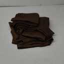 NICETOWN Cold Blocking Curtains, 100% Blackout Curtains Thermal, Noise Reduction and Privacy Curtains for Patio Door, Black Lined Blackout Drapes with Grommet Top, Cappuccino, 1 Pair, W52 x L84