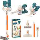 Kids Vacuum Toy Set - Real Working Toddler Cleaner Play Mop Children's Vacuum That Really Works Baby Cleaning Toys Included Toy Home Cleaning Products for Toddlers 3+ Kids Vacuum