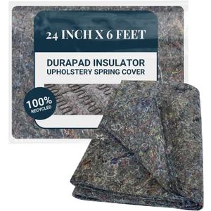 House2Home 24" x 6 ft. Durapad Insulator for Upholstery Spring Cover | Padding Installs Between Springs and Seat Decking of Sofa, Couch, Loveseat, Chair, and Furniture