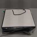 MOXARYSU Gift Bags With Handles: 11.8x4x10 Inch 24pcs Medium Large With Bow Ribbon For Wedding, Thanks Bridesmaid, Birthday Party (White-Black