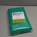 Pureegg Plastic Table Cloth Disposable 20 Pack, 84'' Round Table Cloths, St Patricks Day, Christmas Decorations, Tablecloths, Round, Forest, Emerald, Plastic Cover, Leakproof & Sturdy, Green