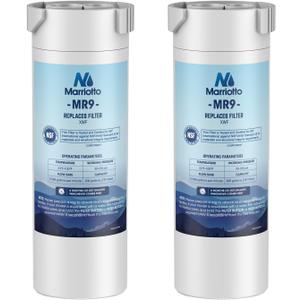 MARRIOTTO XWF Water Filter, Replacement for GE Refrigerator, Compatible With French-Door Models, 2 Pack (Not XWFE)