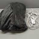 Heated Blanket Full Size Electric Blanket 72" X 84" with 5 Heating Level & 10 Hour Auto Off, Ultra-Warm Selected Flannel Heating Blanket for Adults, Machine Washable, Gifts for Grandma(Charcoal Grey)