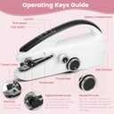 Handheld Sewing Machine for Beginners, Easy to Operate and Fast Stitch Suitable for Clothes,Fabrics and Quick Home Repairs for Mom Birthday Valentine's Day Christmas