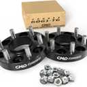 Customadeonly 6x135 Wheel Spacers for F150, Black (1 Inch Thick) Hubcentric 6 Lug Wheel Adapters for Expedition F-150 2015-2023, Navigator 2015-2023 with M14x1.5 Studs(2pcs 87.1mm Hub Bore)