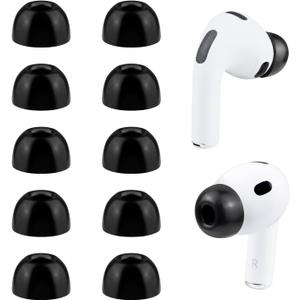 SOULWIT 5 Pairs Memory Foam Eartips for AirPods Pro 3 (3rd Generation 2025), Pro3 Replacement Earbud Ear Tips Accessories (Black/XXS)