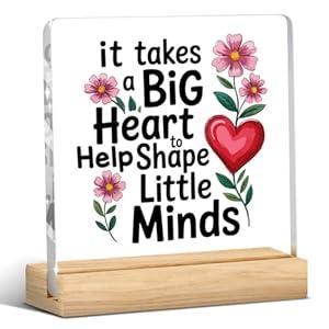 Teacher Appreciation Gifts for Women Acrylic Sign Desk Decor for Women Men Teacher Instructor Thesis Supervisor University Counselor, Gift for Graduation Retirement Christmas Birthday Thanksgiving (5 pack)