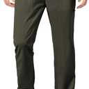 JMIERR Mens Casual Lightweight Pants Stretch Elastic Waist Drawstring Jogging Sweatpants Pants (Black, L)