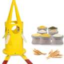 Big Bag Dispenser Bulk Bag Unloader Big bag animal feed unloader for warehouse farm home use Construction Industry (Yellow)