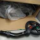 Walkers for Seniors, Rollator Walker with Seat, Walkers for Seniors with seat, 350 lb Capacity,with 8'' Big Wheels, Rolling Walker (Silver)