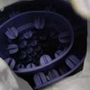 Warming mat for Food, Food Warming Mat - New Upgraded Fast Heating Silicone Electric Warming Tray, Larger Touch Screen, Higher Feet, Roll Up Warming Mat for Food, Portable Food Warmer, Blue