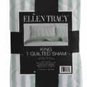 Ellen Tracy™ Stripe Single King Quilted Sham - Green