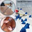 Floor Spacers, 1/4 inch & 1/2 inch Flooring Spacers in 1, for Vinyl Plank, Wood, LVP, Laminate Flooring Installation-MinliGUY Tools