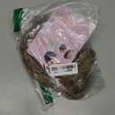 HOOJIH Messy Bun Hair Piece, Claw Clip in Straight Hair Bun 9 Inch Short Ponytail Extension with Bendable Metal Wire Hair Pieces for Women Fake Pony DIY Styles - Medium Brown with Blonde Highlights