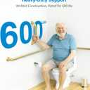Grab Bar Bundle for ADA Compliance, Brushed Gold Stainless Steel 1.5" Diameter 3-Piece Set (18", 36", 42") for Commercial Restrooms & Shower Safety Bars for Seniors