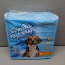 Bestle Male Dog Wrap, Disposable Dog Diapers, 40 Count, M (Waist 19.7-23.6), Wetness Indicator, Ultra Protection, Leak Proof, Super Absorbent, Soft