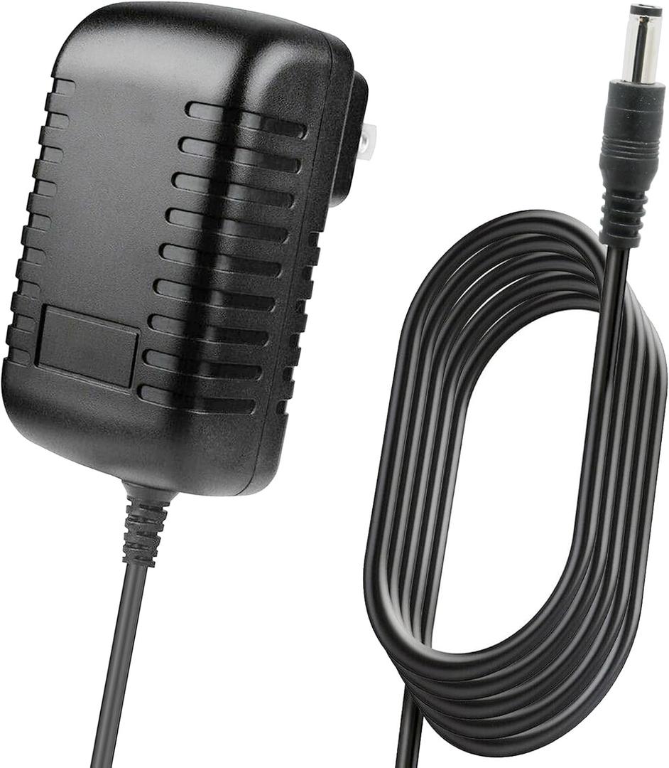 15V Charger Replacement for Theragun Mini/Theragun Prime Massage Gun 6.6FT AC/DC Charging Cable Power Supply Adapter Cord Black