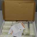 Raycare Flameless Candle with Remote Timer – 9 Flickering Acrylic Battery Operated LED Pillar Candles with Embedded Star String for Valentine's Day, Home Decor, and as a Gift (Ivory)