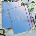 2 x Planner -2026, Hardcover Weekly & Monthly Calendar Planner, January 2026 - December 2026, 8.5" x 11", Daily Agenda Book with Colorful Tabs, College Organizer Notebook, School & Work Supplies for Student Teacher Classroom