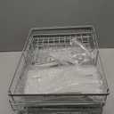 Dish Drying Rack - Expandable Rack, Large Capacity Dish Drainer for Kitchen Counter, Rust-Proof with Utensil Holder, Gray