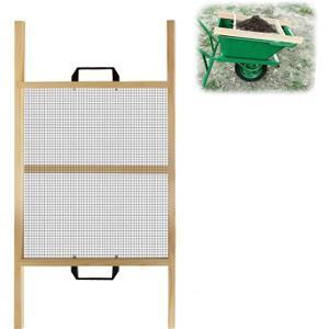 Large Soil Sifter,Compost Sifter,Heavy-Duty Rock Sifter,Garden Sifter for Sifting Soil,Leaves, Loam Soil 36"X18",Suitable for Wheelbarrow