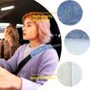 2PCS Seatbelt Cushion, Seat Belt Cover, Soft Faux Fur Protector to Help Protect Your Neck and Shoulder Fits Most Sedans, SUVs, Trucks, and Vans (Blue)