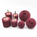 7 PCS Non Woven Abrasive Buffing Wheels Drill Attachment, Scouring Pads Wheel with 1/4" Shank for Polishing Mirror Stainless Steel Copper Aluminum Wood Wares 320 Grit