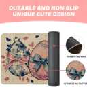 Artoid Mode Bunny Rabbit Eggs Bow Easter Doormat, Home Decor Low-Profile Switch Rug Door Mat Floor Mat for Indoor Outdoor 17x29 Inch