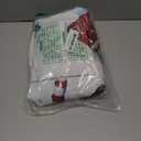 No Hook Christmas Shower Curtain with Snap in Fabric Liner Set, Red and White Poinsettias Berries Cardinals Holiday Double Layers Waterproof with See Through Top Window Bath Curtain 71x74 Inch