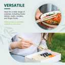 Soeos 50 Chopsticks Disposable Bulk - Natural Wooden Chopsticks & Bamboo Chopstick for Sushi, Takeout, Party - Smooth, Individually Wrapped Single-Use Chopstick (Approx.50 Pairs) (9 Inch)