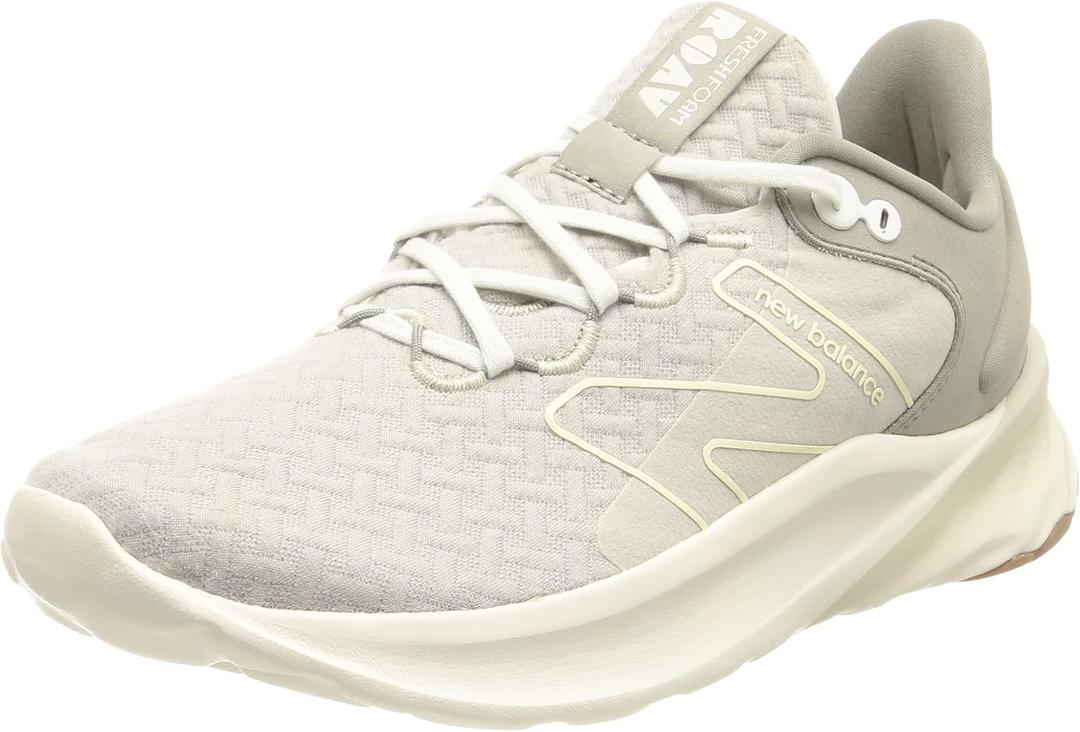 New Balance Women's Fresh Foam Roav V2 Sneaker (8, Rain Cloud/Marblehead)