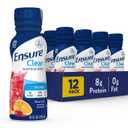 Ensure Clear Mixed Fruit Nutritional Drink | 8g Protein, 15 Vitamins & Minerals | Fat-Free | Ready to-Drink | Refreshing Taste | 10 fl oz, 12 Pack (EXP 11/01/26)