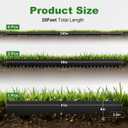 20FT Metal Landscape Edging, 6-Pack 40"L x 6"H Metal Garden Border